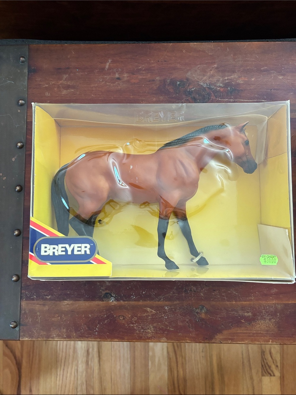 Breyer Chestnut Model Horse with Black Mane and Legs